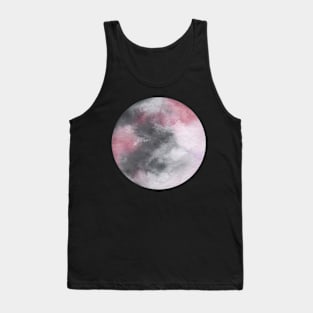 Tie dye moon watercolor Tank Top